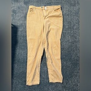 BDG corduroy high rise mom pants size 32”